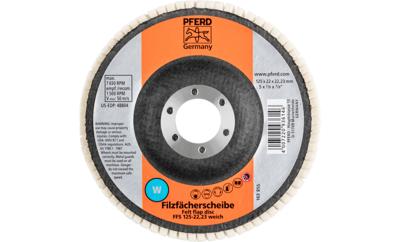 PFERD TOOLS 44370125 Polijstvilt Diameter 125 mm 5 stuk(s)