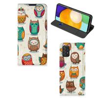 Samsung Galaxy A03s | Hoesje maken | Vrolijke Uilen - thumbnail