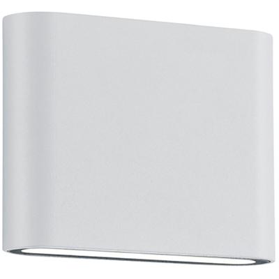 LED Wandlamp Tuinverlichting 4W Mat Wit Aluminium