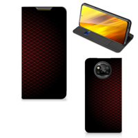 Xiaomi Poco X3 Pro | Poco X3 | Hoesje met Magneet | Geruit Rood - thumbnail
