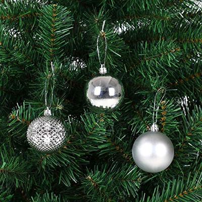 Kerstboom decoraties - Set van 66 - zilver