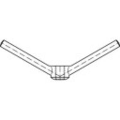 TOOLCRAFT TO-5454783 Knevelmoer M16 DIN 80701 Messing 1 stuk(s)