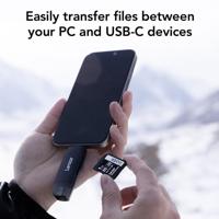 Lexar Reader LRW310 Dual Slot SD/MicroSD USB 3.1 A & C - thumbnail