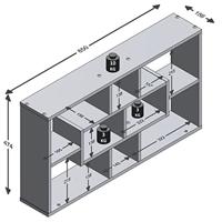 Wandrek Lasse - zandkleur - 47,5x85x16 cm - thumbnail