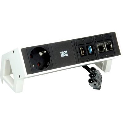 Bachmann 902.3059 Stekkerdoos Zwart, Wit 1 stuk(s)