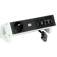 Bachmann 902.3059 Stekkerdoos Zwart, Wit 1 stuk(s) - thumbnail