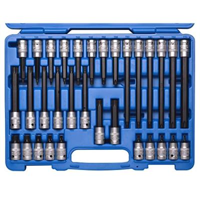 SW STAHL Sw-stahl dopsleutel set "04423l" screwdriver sockets 1/2 sw-steel t-profile, 32 pc