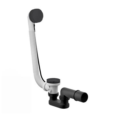 Badoverloop Hotbath Cobber Combinatie Verlengd Mat Zwart