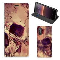 Mobiel BookCase Sony Xperia 10 II Skullhead - thumbnail