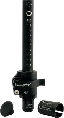 Schulz speedlifter classic t10 stuurpen verlenger 100 mm 25.4 / 28.6 mm zwart