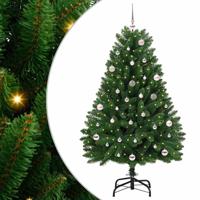 VidaXL Kunstkerstboom met 150 led groen 150 cm pvc en metaal - thumbnail
