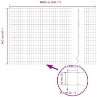 Euro Hek Zilver 1.6 x 10 m Warmverzinkt ijzer - thumbnail