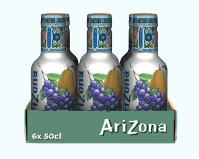 Arizona blueberry white tea pet (6x 50cl)