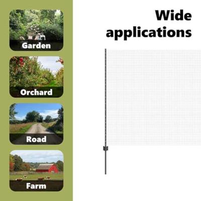 VidaXL Hek met paal grijs 1,6 x 10 m staal en pvc