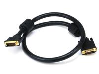Monoprice 102685 3-Feet 24AWG CL2 Dual Link DVI-D videokabel - Zwart - thumbnail
