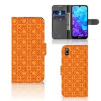 Huawei Y5 (2019) | Telefoon Hoesje | Batik Oranje - thumbnail