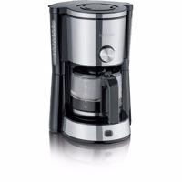 Severin KA 4825 TYPE SWITCH Koffiezetapparaat RVS, Zwart Capaciteit koppen: 10 Glazen kan - thumbnail