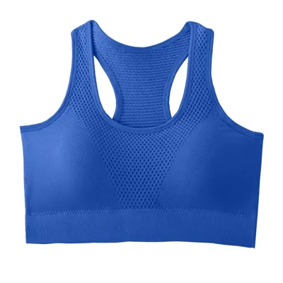 Mondoni Seamless Sportsbra blauw maat:m Mondoni Seamless Sportsbra blauw maat:m