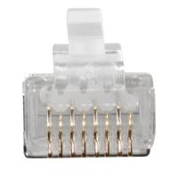 ACT RJ45 (8P/8C) CAT6A afgeschermde modulaire connector voor ronde kabel met massieve of soepele ade - thumbnail