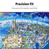 Ravensburger legpuzzel rond stitch, 500st. - thumbnail