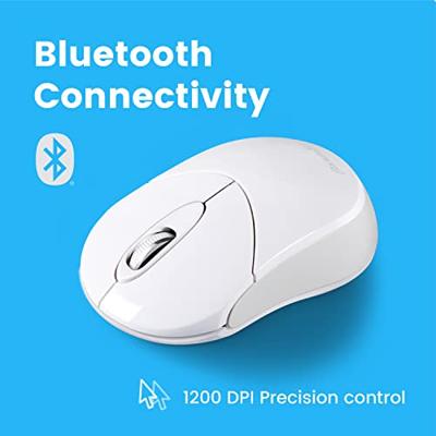 Perixx PERIMICE-802 W Muis Bluetooth Optisch Wit 3 Toetsen 1000 dpi
