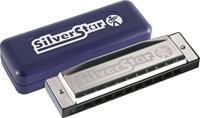Hohner Silver Star C diatonische mondharmonica met doosje - thumbnail