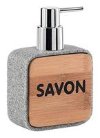 Zeepdispenser Sapho Nora Vrijstaand 200 ML Polyresin Grijs Sapho - thumbnail