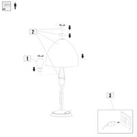 Steinhauer Tafellamp Carpi Brons - thumbnail