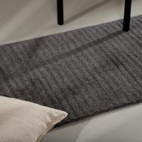 Nohr Vloerkleed 'Lorrie' 70 x 200cm, kleur Donkergrijs - thumbnail