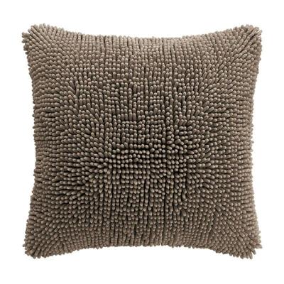 Tiseco Home Studio Sierkussen - Shaggy Truffel