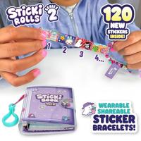 Jazwares Sticki boek en armband met 120 stickers - thumbnail
