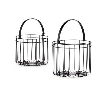 Basket spelset Gift Decor JY19149BK JY19149BK Zwart Metaal Cilindrisch