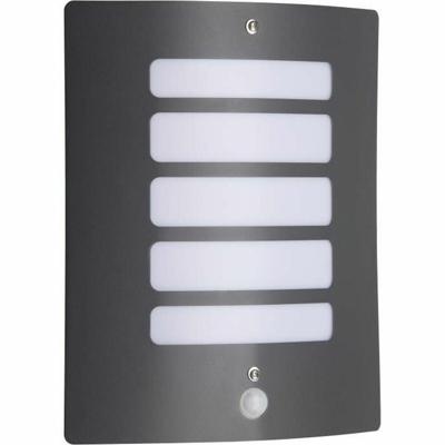 BRILLIANT Buitenwandlamp met TODD detector - E27 - 1x60W - Antraciet kleur