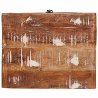 Bijzettafel Bruin 40 x 32 x 46 cm Massief Gerecycled Hout - thumbnail