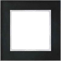 Jung A Creation afdekraam 4-voudig glas zwart - thumbnail