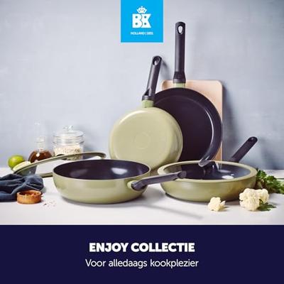 Enjoy wok Olijfgroen 28 cm - thumbnail