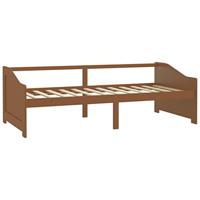 Bedbank 3-zits massief grenenhout honingbruin 90x200 cm - thumbnail