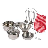 Small Foot - metalen kinder kookgerei set, 13dlg. - thumbnail
