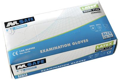 Latex handschoenen - L 100 stuks in doos