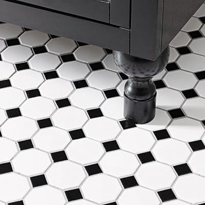 Paris Octagon Wit/Grijs Paris Octagon Wit/Grijs