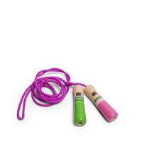 BS Toys springtouw roze met houten handvatten - thumbnail