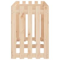 Plantenbak verhoogd met hekontwerp 150x50x70 cm grenenhout - thumbnail