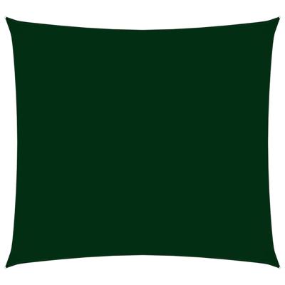 VidaXL Zonnescherm vierkant 2,5x2,5 m oxford stof donkergroen