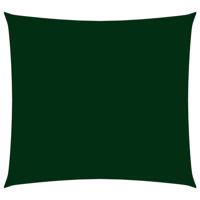 VidaXL Zonnescherm vierkant 2,5x2,5 m oxford stof donkergroen - thumbnail