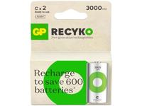 GP NiMH oplaadbare batterij C 3000mA blister(2) - 3311460 - thumbnail