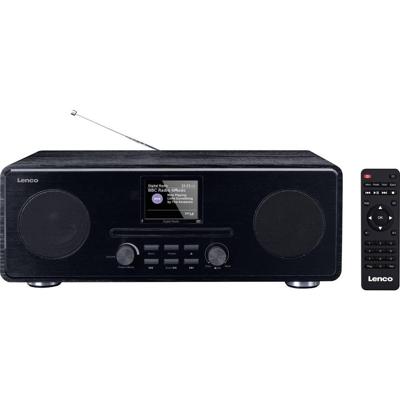 Lenco DAB+ FM-radio met CD MP3-speler Bluetooth Zwart - DAR-061BK Lenco DAB+ FM-radio met CD MP3-speler Bluetooth Zwart - DAR-061BK