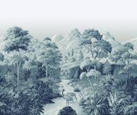 Dutch Wallcoverings Designology - Mural Malvern Teal - Blauw - thumbnail