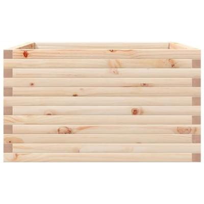 VidaXL Plantenbak 80x80x45,5 cm massief grenenhout