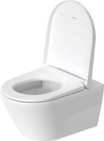 Toilet Duravit D-Neo Wand Rimless Diepspoel 54 cm Durafix Hoogglans Wit - thumbnail
