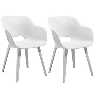Tuinstoel Akola wit set van 2